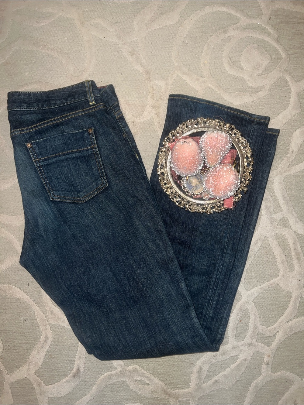 🌷BANANA REPUBLIC🌷Dark wash blue denim straight leg jean